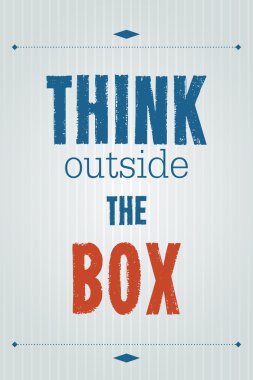 Yaratıcı düşünme - vektör çizim