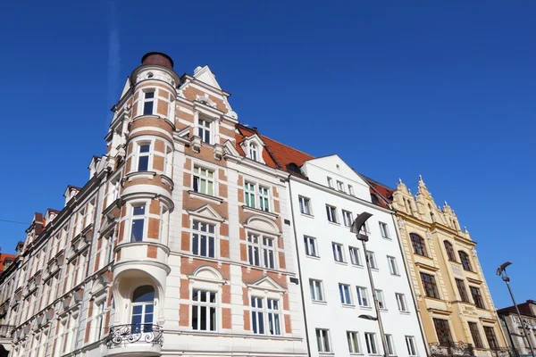 Bytom city, Città Vecchia in Polonia — Foto Stock