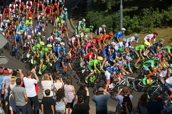 Tour de Pologne peloton — Foto Stock