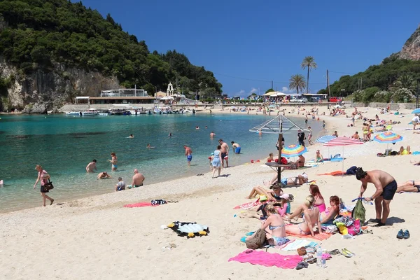 Spiaggia di Corfù, Grecia — Foto Stock