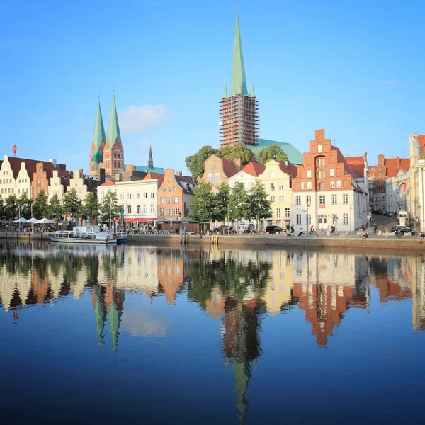 Gamla stan i Lübeck, Tyskland — Stockfoto