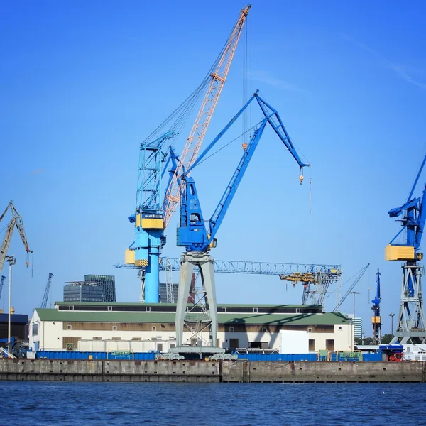 Port w Hamburgu — Zdjęcie stockowe