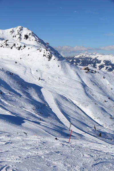 Oostenrijk ski station — Stockfoto
