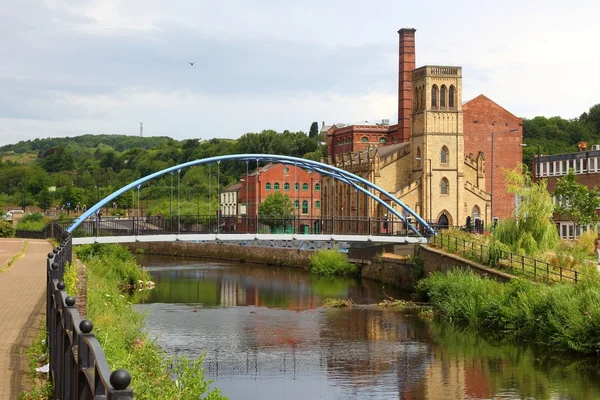 Sheffield, UK - River Don — Stock Photo, Image