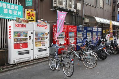 Japonya satış makineleri