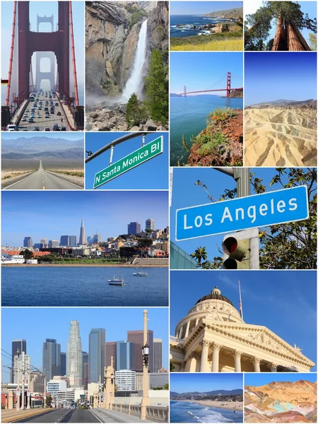 California USA - travel collage — Stock Photo, Image