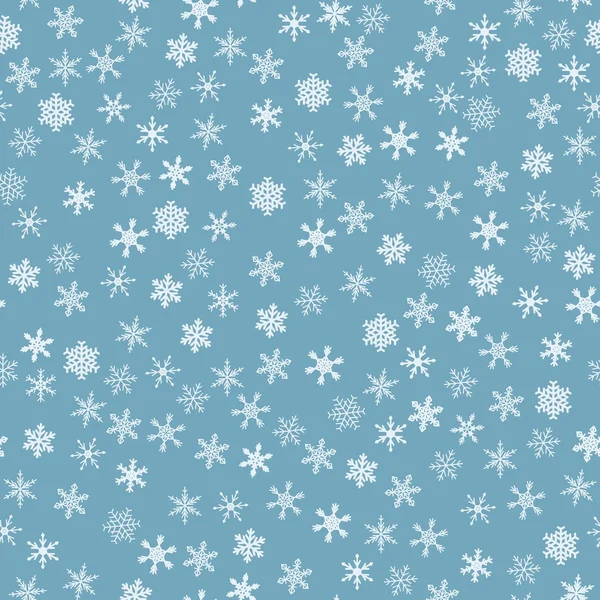 Seamless snow pattern — Stock Vector