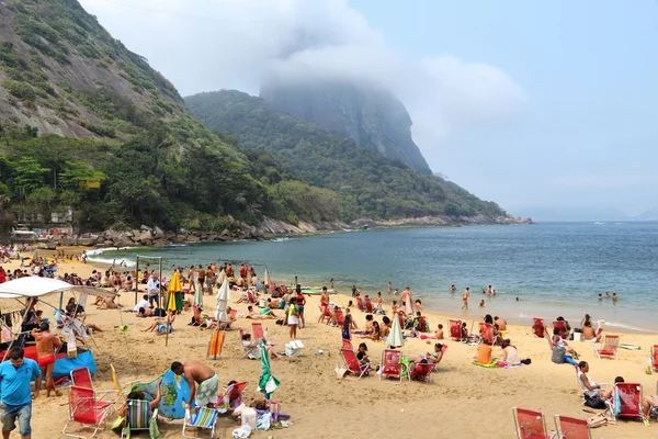 Spiaggia di Vermelha a Rio — Foto Stock