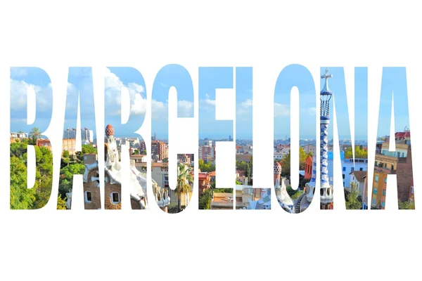 Barcelone - mot de voyage — Photo