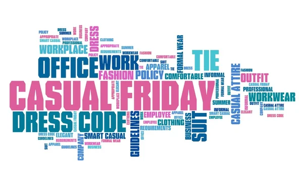 Casual Friday - word cloud
