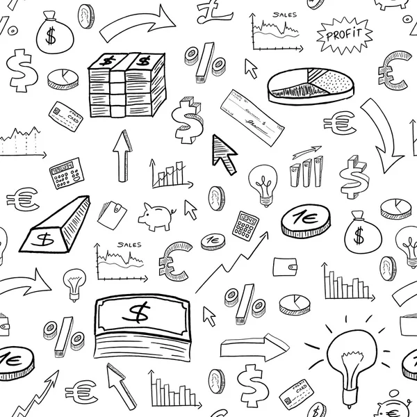 Επαγγελματίες doodle - εικονογράφηση διάνυσμα — Διανυσματικό Αρχείο