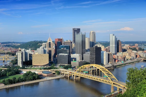 Pittsburgh Skyline, Vereinigte Staaten — Stockfoto