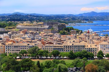 Corfu town Yunanistan