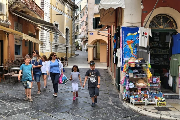 Corfu town Yunanistan — Stok fotoğraf