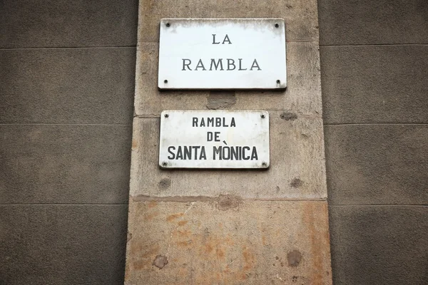 La rambla (barcelona) — Stockfoto