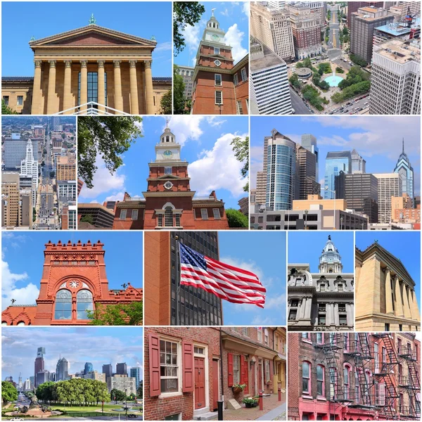 Philadelphia - travel collage — Stock Photo, Image