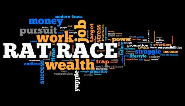 Rat race - kelime bulutu