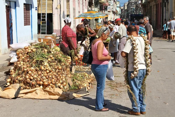 Mercado em Cuba — Fotografia de Stock