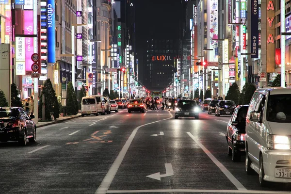 Ginza, Tokio, Japonia — Zdjęcie stockowe