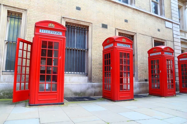 Telefoni Londra Regno Unito — Foto Stock