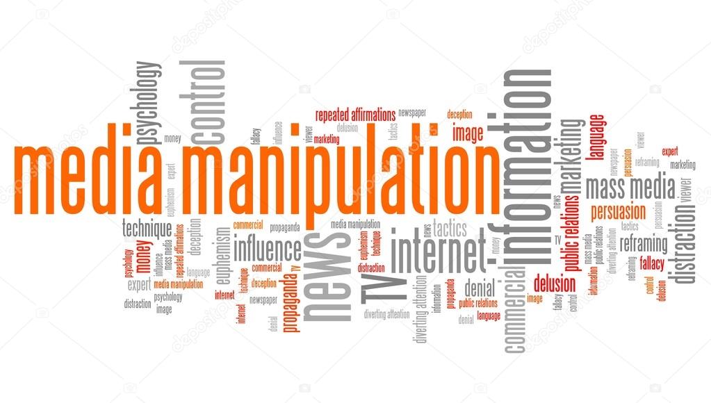 Media manipulation word cloud
