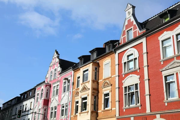 Gelsenkirchen City Germany Old Residential Street View — Stock Photo, Image