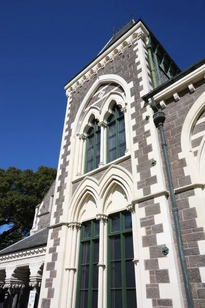 Canterbury Muzeum Nachází Christchurch Nový Zéland Městě Kulturní Čtvrti — Stock fotografie