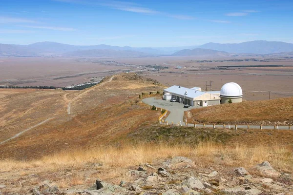 Mount John Astronomiska Observatorium Canterbury Nya Zeeland — Stockfoto