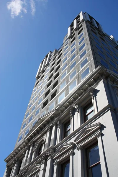 Chiesa Chiesa Nuova Zelanda Febbraio 2009 Clarendon Tower Christchurch Nuova — Foto Stock