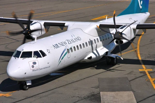 Christchurch Nový Zéland Březen 2009 Air New Zealand Atr Letišti — Stock fotografie