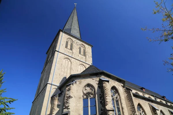 Město Moenchengladbach Německu Citykirche Alter Markt Římskokatolický Kostel Nanebevzetí Panny — Stock fotografie