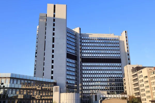 Essen Germany September 2020 Rwe Building Essen Tyskland Rwe Tysk – stockfoto