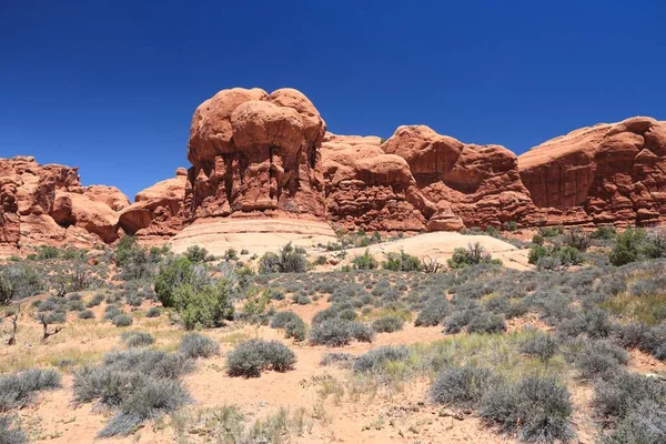 Krajobraz Ameryki Park Narodowy Arches Utah — Zdjęcie stockowe