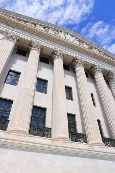 Верховный Суд Знаковое Здание Вашингтоне Сша — стоковое фото