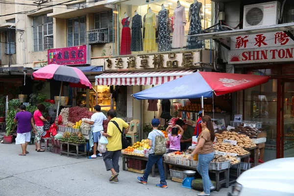 Manila Philippines November 2017 People Visit Chinatown Food Market Manila — Stock Photo, Image