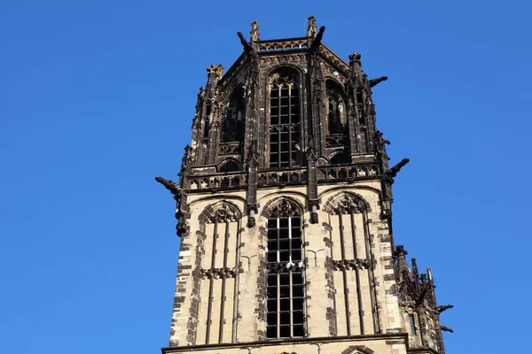 Almanya Nın Duisburg Şehrinde Salvator Kilisesi Salvatorkirche Gotik Bir Dönüm — Stok fotoğraf