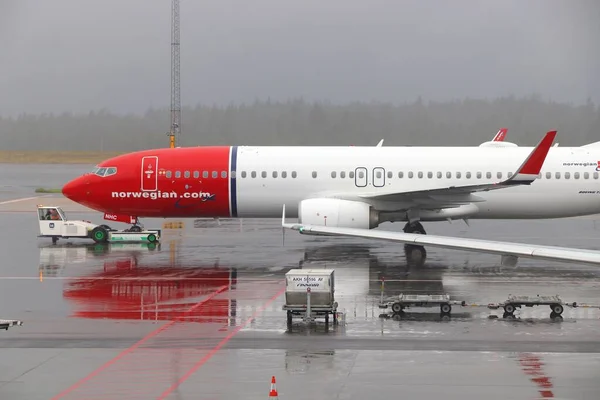 Гётеборг Швеция Августа 2018 Года Норвежский Воздушный Шаттл Boeing 737 — стоковое фото