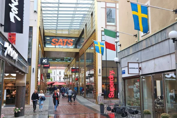 Gothenburg Suécia Agosto 2018 Pessoas Fazem Compras Gotemburgo Suécia Gotemburgo — Fotografia de Stock