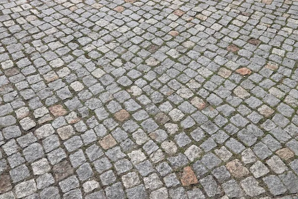 Pavement texture. Granite stone paving background from Dresden, Germany.