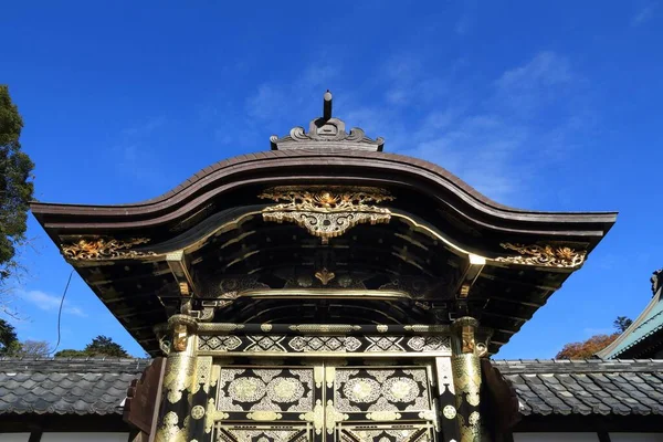 Lugares Emblemáticos Japón Kamakura Templo Budista Zen Kencho Puerta Karamon —  Fotos de Stock