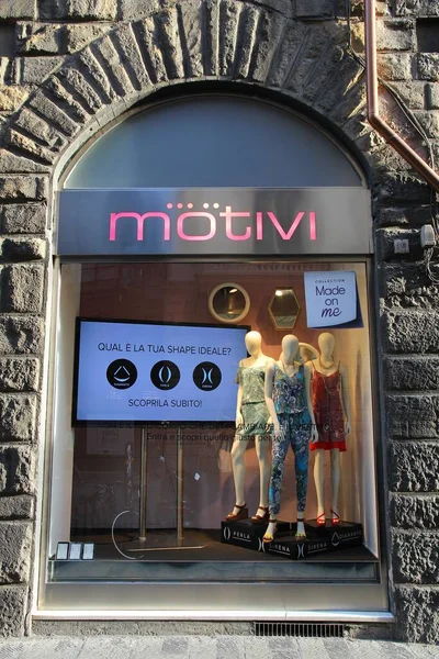 Florence Italy April 2015 Motivi Fashion Store Florence Motivi Owned — Stock Photo, Image