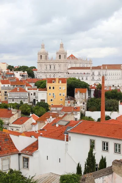 Lissabon Stadtbild Mit Dem Kloster Sao Vicente Fora Alfama Nachbarschaft — Stockfoto