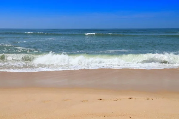 Portugals Küste Figueira Foz Portugal Teimoso Strand Und Atlantischer Ozean — Stockfoto
