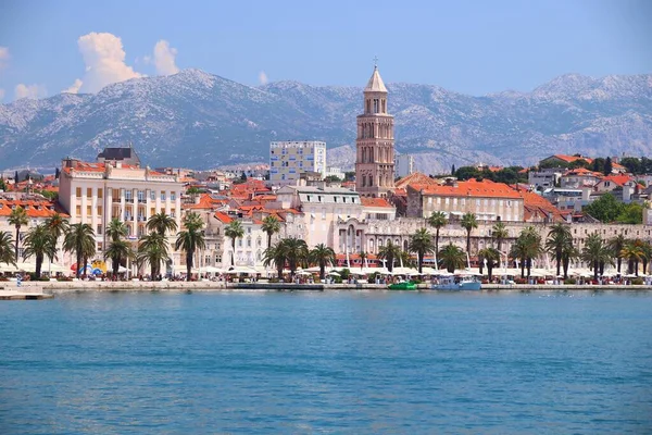 Berpencar Kota Tua Kroasia Situs Warisan Dunia Unesco Landmark — Stok Foto