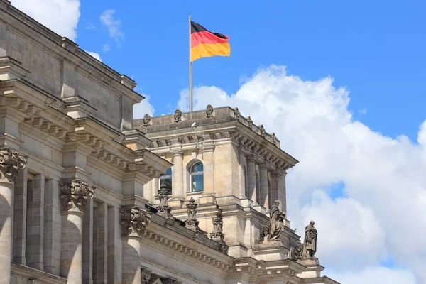 Budynek Reichstagu Budynek Parlamentu Niemieckiego Berlin Niemcy — Zdjęcie stockowe