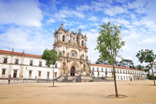 Alcobaca Kloster Kyrka Portugal Medeltida Gotisk Arkitektur Portugal Unescos Världsarvslista — Stockfoto
