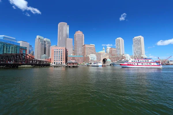 ボストン市のスカイライン マサチューセッツ州 アメリカの都市スカイライン — ストック写真