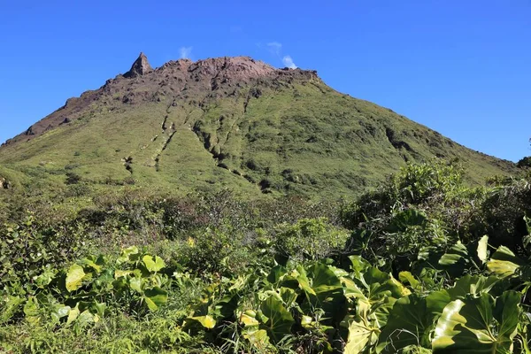 Volcán Soufriere Guadalupe Monumento Natural Volcán Activo —  Fotos de Stock