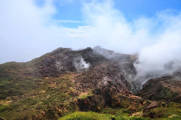瓜德罗普火山苏弗里埃尔火山口 天然地标活火山 — 图库照片
