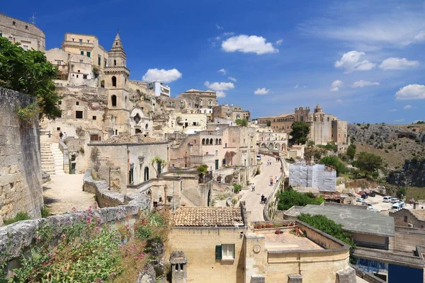 Matera Italy Ancient Town Basilicata Region Unesco World Heritage Site — Stock Photo, Image